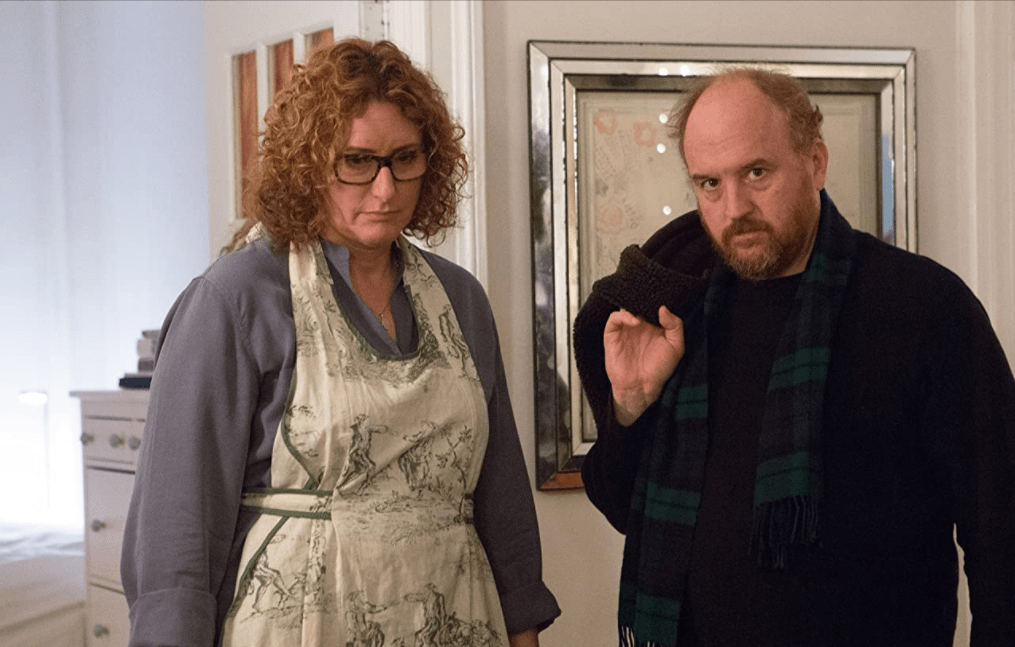 Louis C.K. and the tall hollywood actress Judy Gold in Louie (2010)