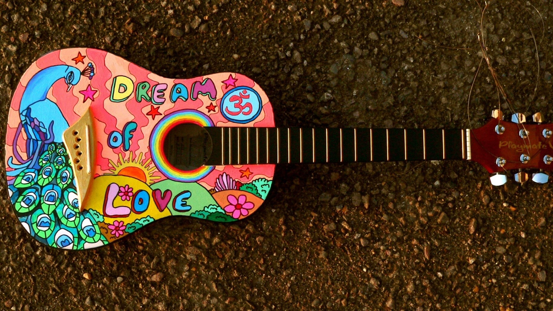 A hand-painted guitar is one of the best guitar gifts