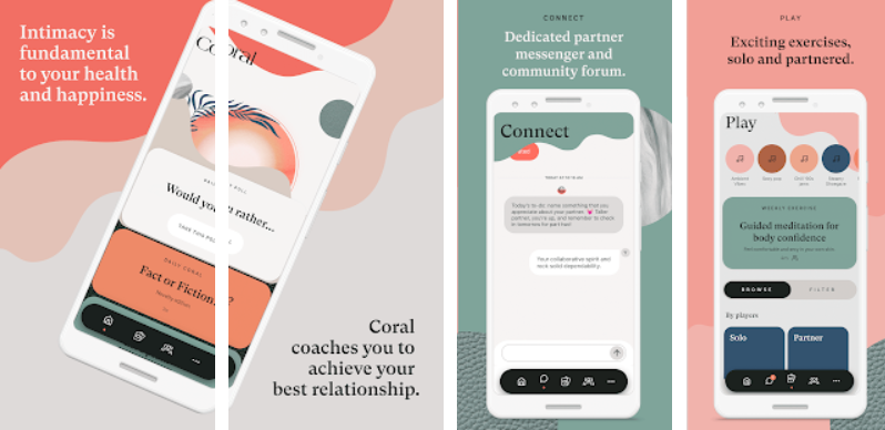 Coral App Coaches couples build a strong sexual relationship