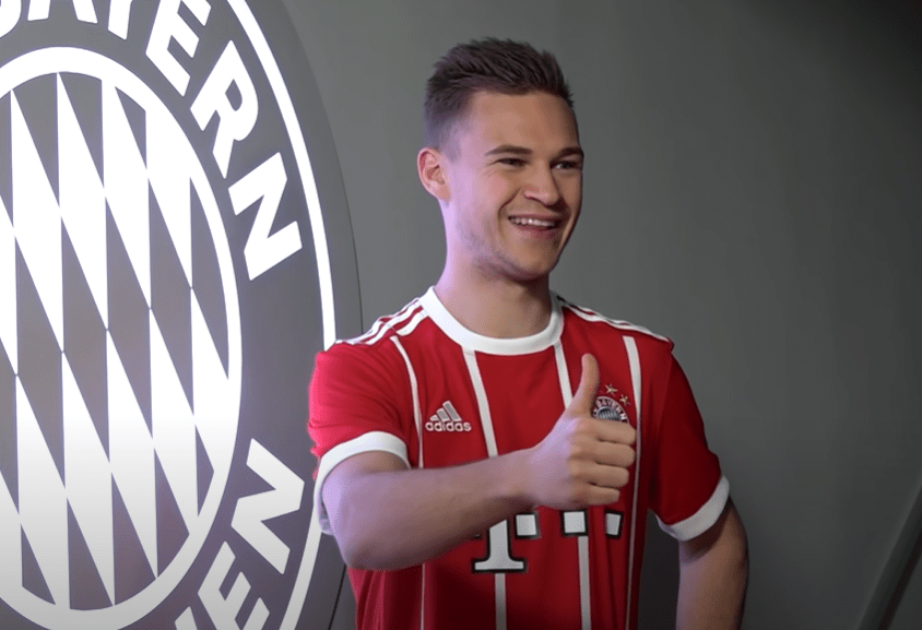 Joshua Kimmich enjoys his name on the best defensive midfielders 