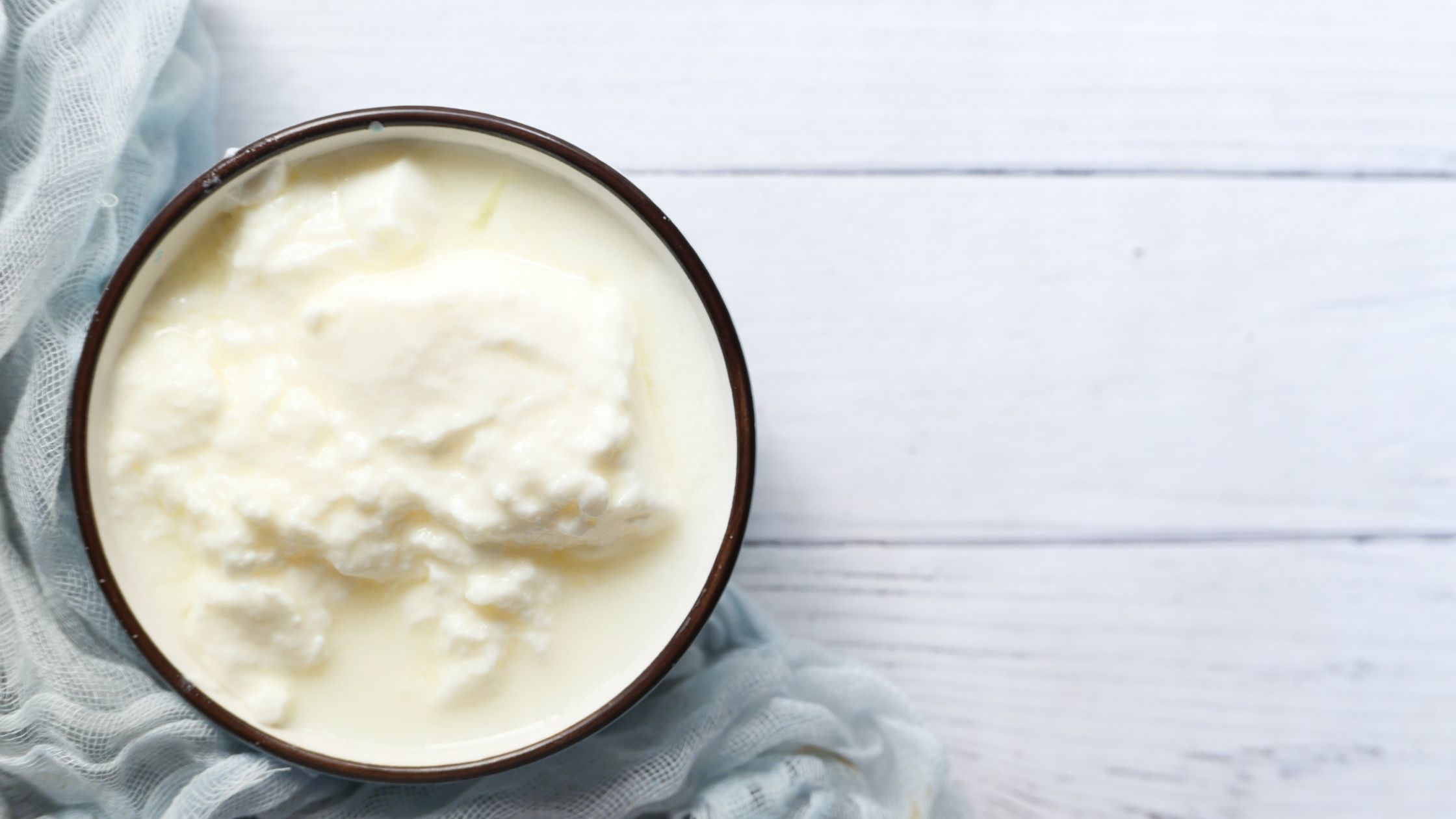 A bowl full of Mongolian Yogurt 