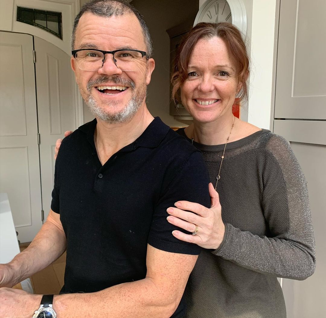 Nicola Elizabeth Frost with her husband Dominic Holland