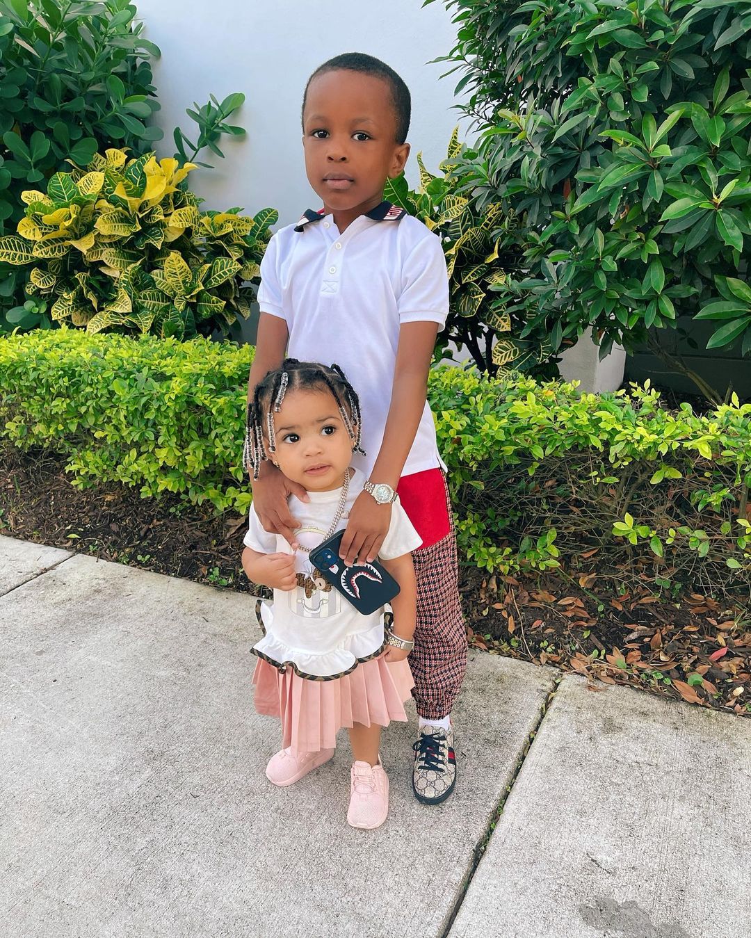 Yung Miami Children Jai Malik Wiggins Jr. and Summer Miami Luellen