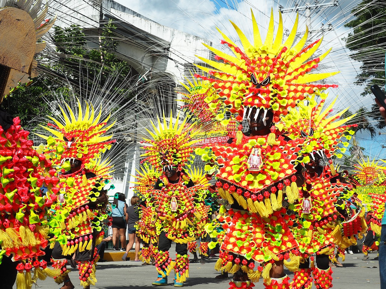 celebration of Madrigras festival in the Philippines