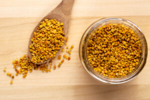 Fenugreek Seeds in bowl and in spoon